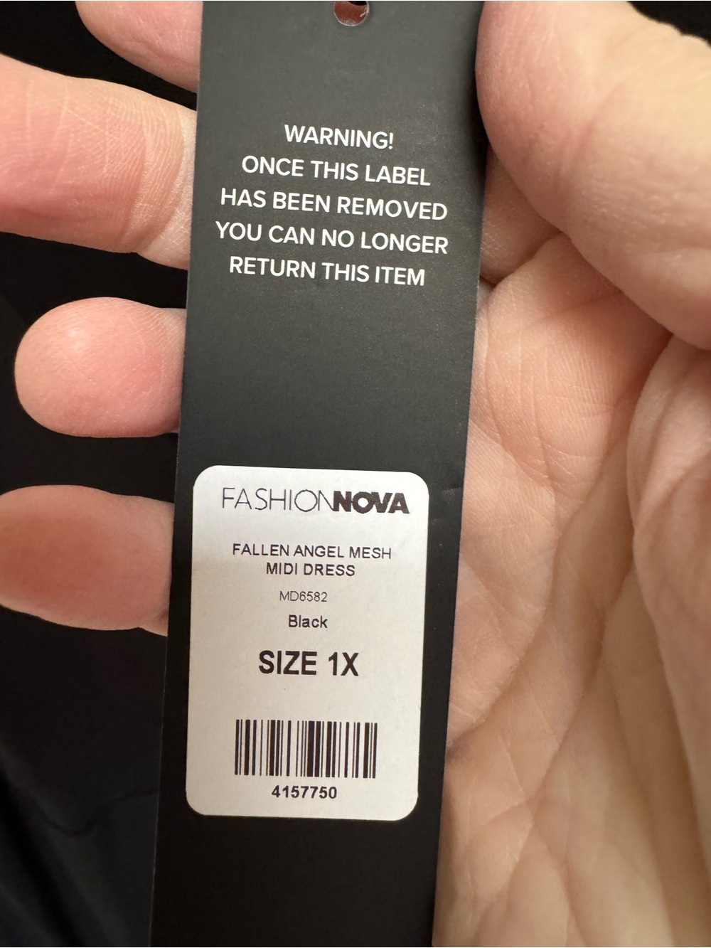Fashion Nova Fallen Angel Mesh Midi Dress - Picture 6 of 11